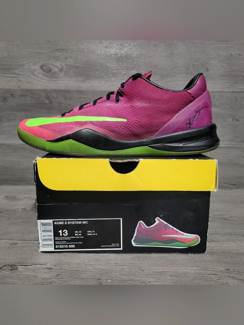 *PROMO SAMPLES* Nike Kobe 8 Mambacurial size 13 Men's 615315-500